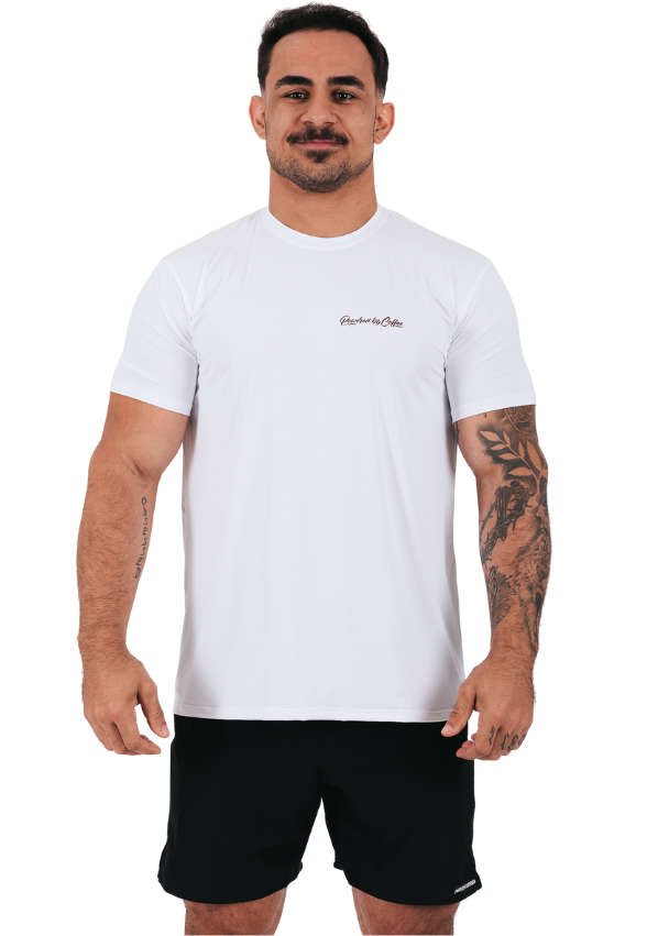 Camiseta Masc Branca C/ Chocolate