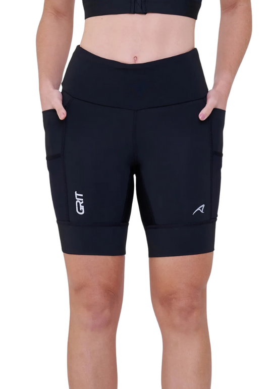 Bermuda Authen Grit Bossa 7 Bolsos 18 Cm Preto