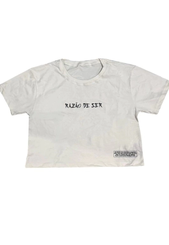 Cropped Amanda Off White Lucas da Rosa Razão de Ser