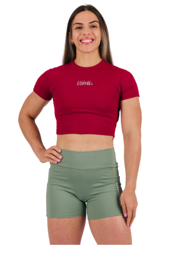 Cropped Lara Red Cherry