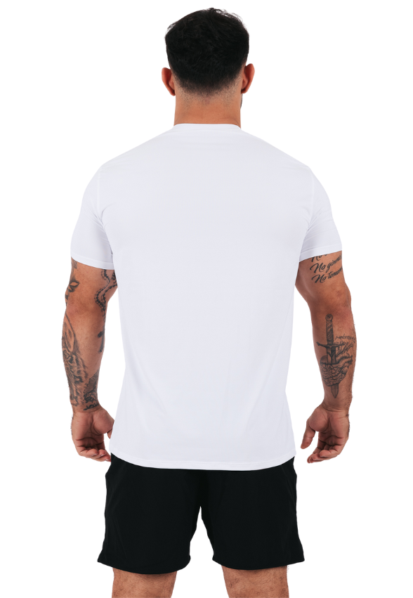 Camiseta Masc Branca C/ Chocolate