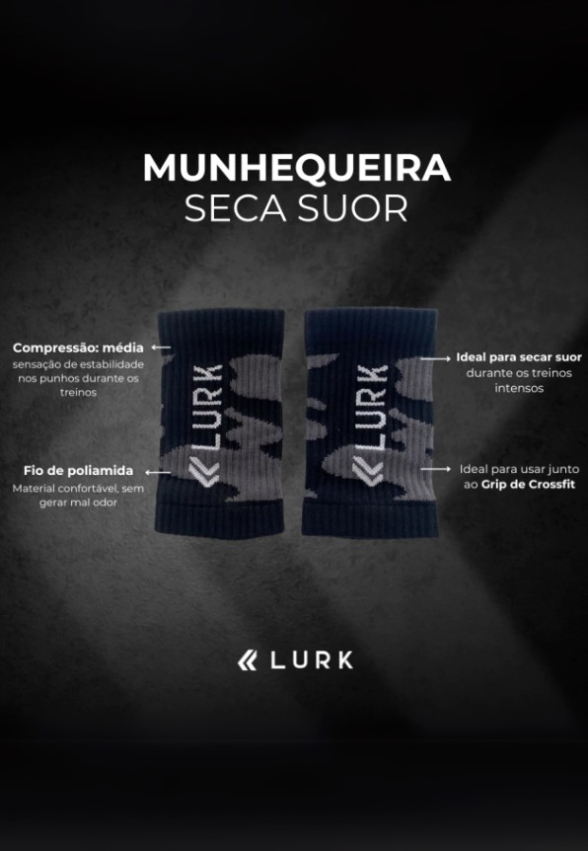 Munhequeira Seca Suor Lurk Logo