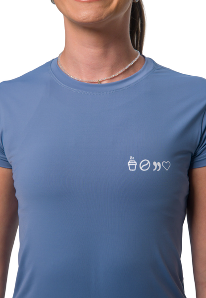 CAMISETA BABYLOOK AZUL PACIFICO FOCUS