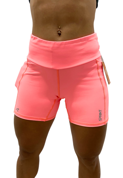 Bermuda Authen Sprint Ginga 12 Cm Coral