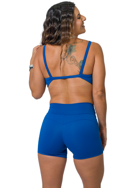 Shorts Empina Bumbum Azul Índigo