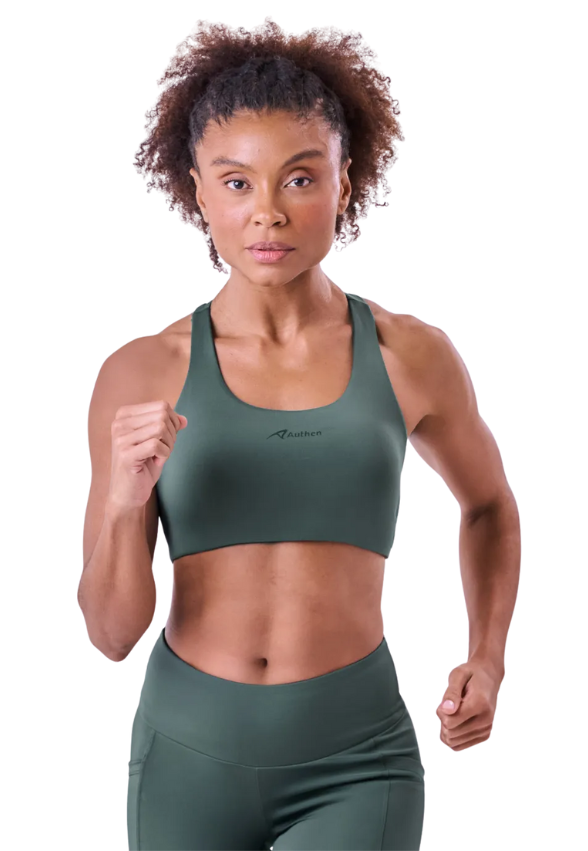 Top Essential Run Stamina Nadador Verde Pinheiro Authen