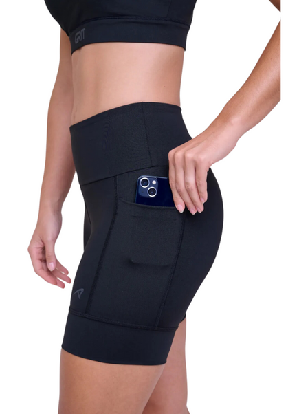 Bermuda Authen Grit Bossa 15 Cm Preto Blackout