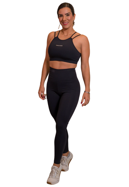 Legging Empina Bumbum Preta C/ Silk