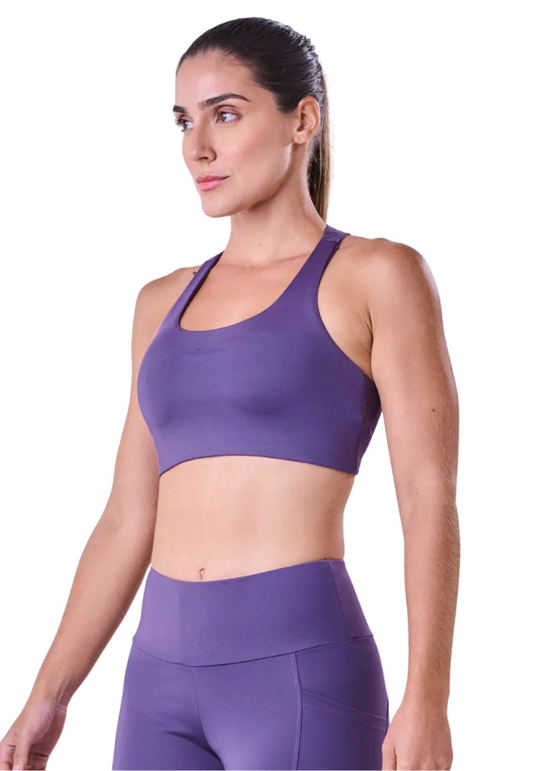 Top Essential Run Stamina Nadador Roxo Veludo Authen