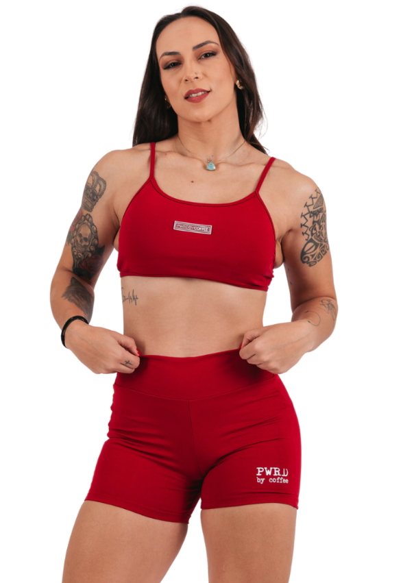 Shorts Empina Bumbum Cherry Power C/ Silk