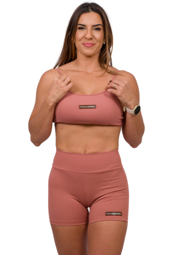 Shorts Kelly Marrocos com Marrom