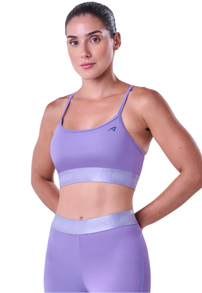 Top Essenteial Flex Strike Nadador Roxo Nevoa Authen