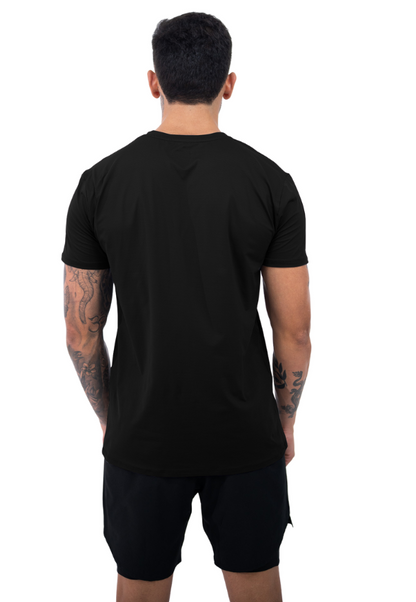 Camiseta Dry Poliamida Running Preta Lurk