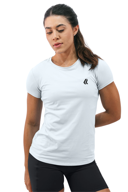 Camiseta Performance Feminina Branca Lurk