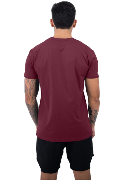 Camiseta Dry Poliamida Bordo Lurk