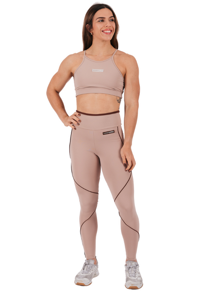 Legging C/ Viés Cappuccino