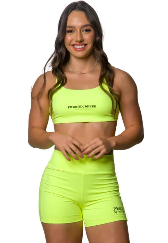 Shorts Empina Bumbum Amarelo Neon