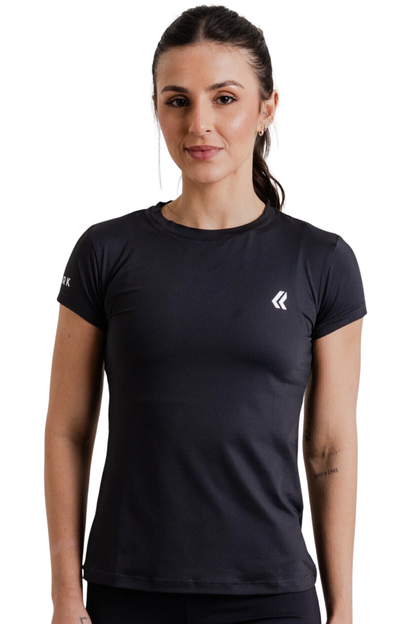Camiseta Performance Feminina Preta Lurk