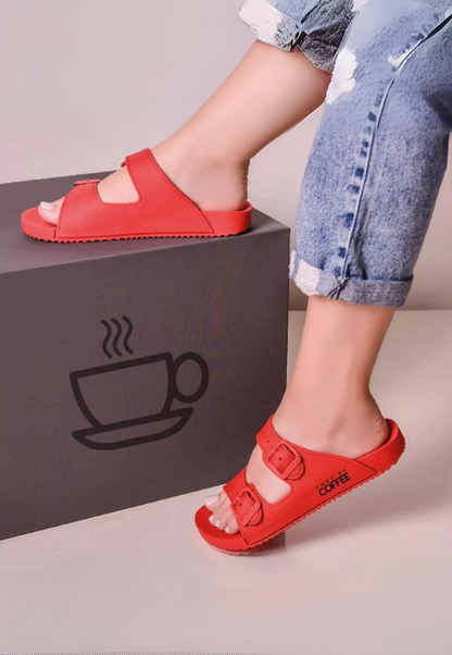 Chinelo Birken Vermelho