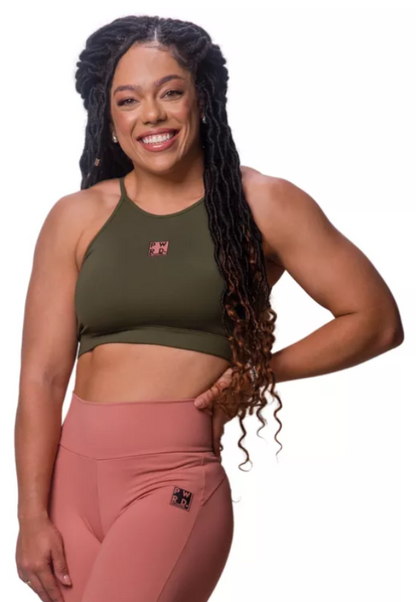 Top Brynn Verde Militar Marrocos