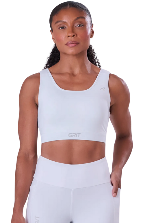 Top Grit Bossa Ajustavel 1 Bolso Reto All White Branco Authen