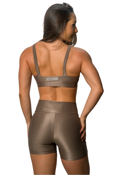 Shorts Cós V Castanho Wonder