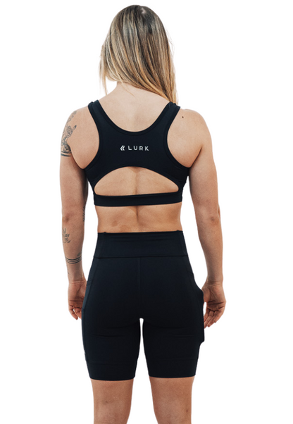 Bermuda de Corrida 7 Bolsos Preta