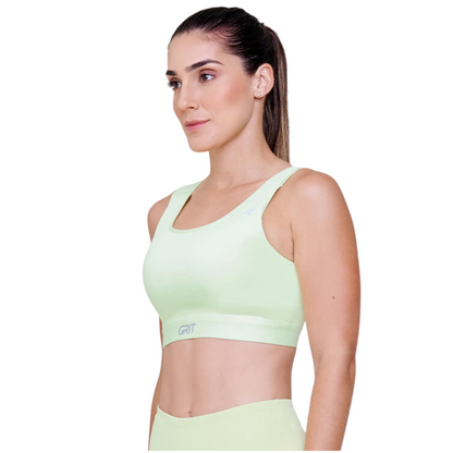 Top Grit Bossa Reto C/ Bolso Ajustável Verde Flow