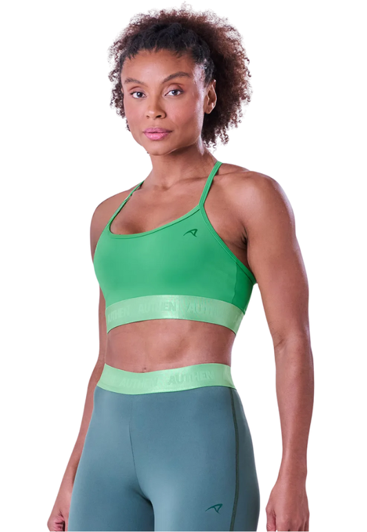 Top Essenteial Flex Strike Nadador Verde Vibrante Authen