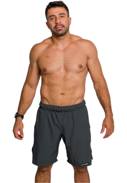 Bermuda Squat Chumbo Short Térmico - Bolso Interno