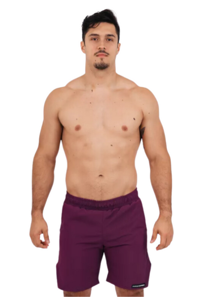 Bermuda Squat Roxo Amora com Short Térmico - Bolso Interno