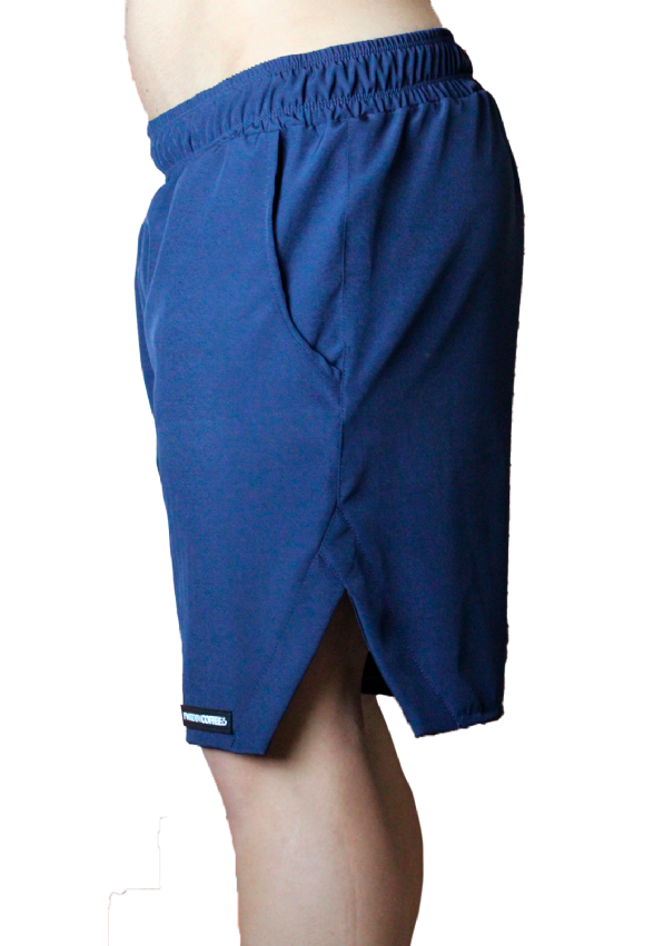 Bermuda Squat Azul Marinho com Short Térmico - Bolso Interno