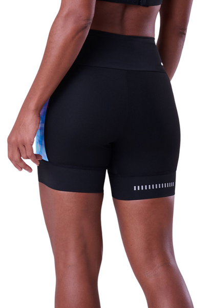 Bermuda Authen Grit Bossa 15 Cm Preto Estampa Segredo