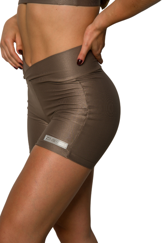 Shorts Cós V Castanho Wonder