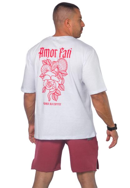 Camiseta Oversized Lucas da Rosa Braco C/ Vermelho