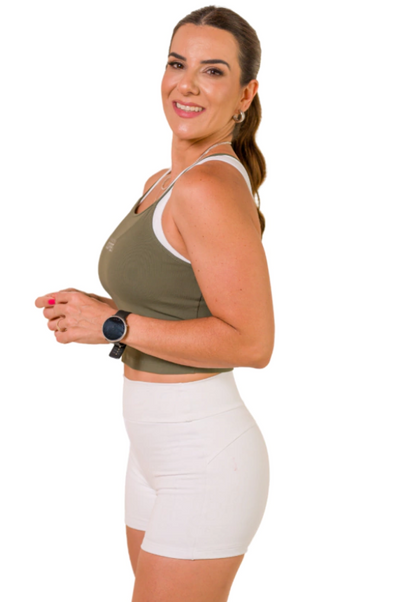 Cropped Carol Verde Verde Militar