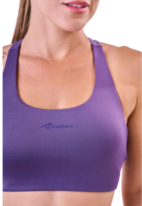 Top Essential Run Stamina Nadador Roxo Veludo Authen