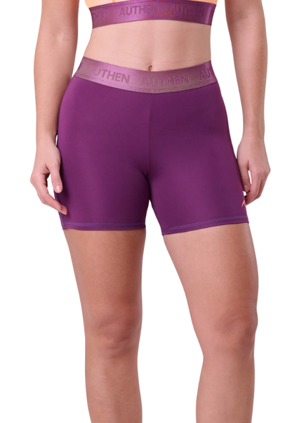 Bermuda Essential Flex Strike 12 cm Fem Ind Roxo Nevoa