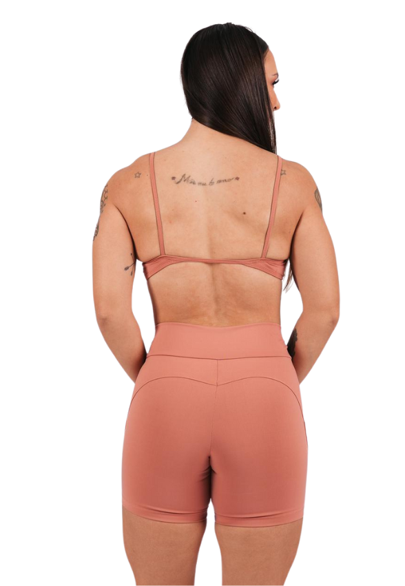 Top Carol Marrocos com Marrom