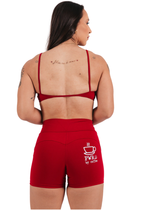 Shorts Empina Bumbum Cherry Power C/ Silk