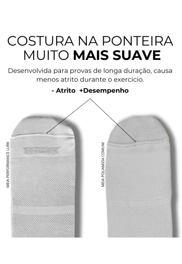 Meia Performance Amarelo Queimado Lurk