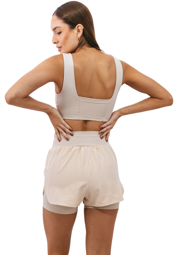 Shorts Core Bege/Duna Lurk