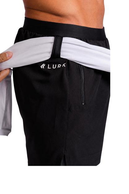 Shorts V4 2 em 1 Preto Lurk