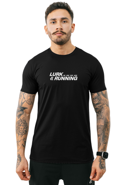 Camiseta Dry Poliamida Running Preta Lurk