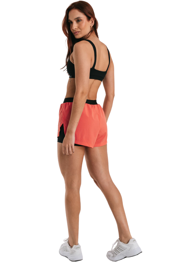 Shorts Curto 2 em 1 Coral Lurk