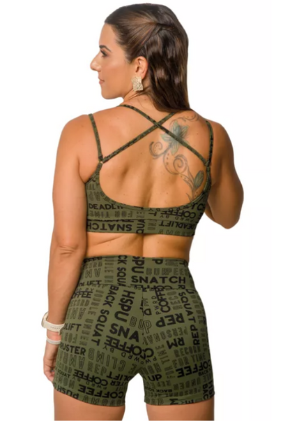 Shorts Kelly Workout Verde Militar