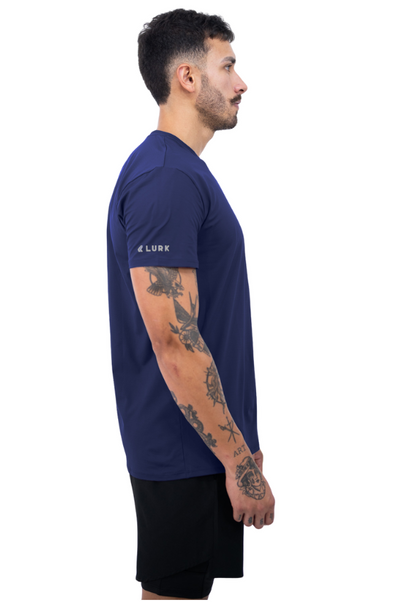 Camiseta Dry Poliamida Azul Lurk