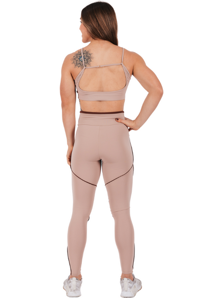 Legging C/ Viés Cappuccino