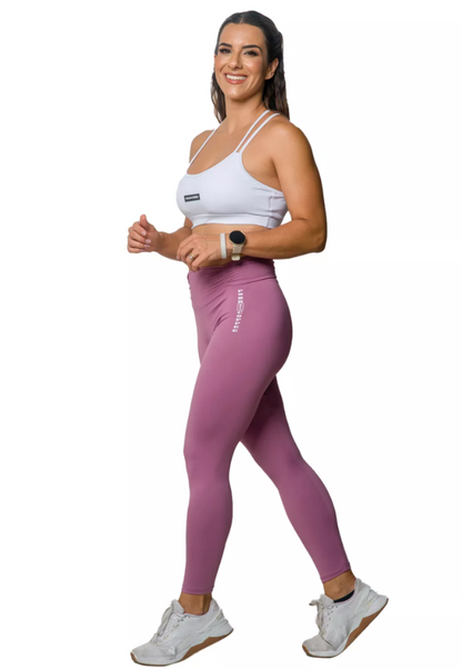 Legging  Cós Drapeada Roxo Medusa