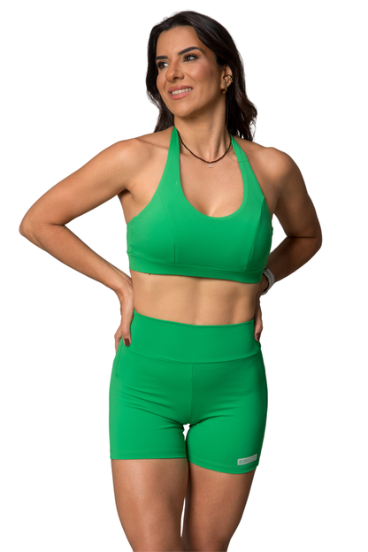 SHORTS EMPINA BUMBUM VERDE BANDEIRA